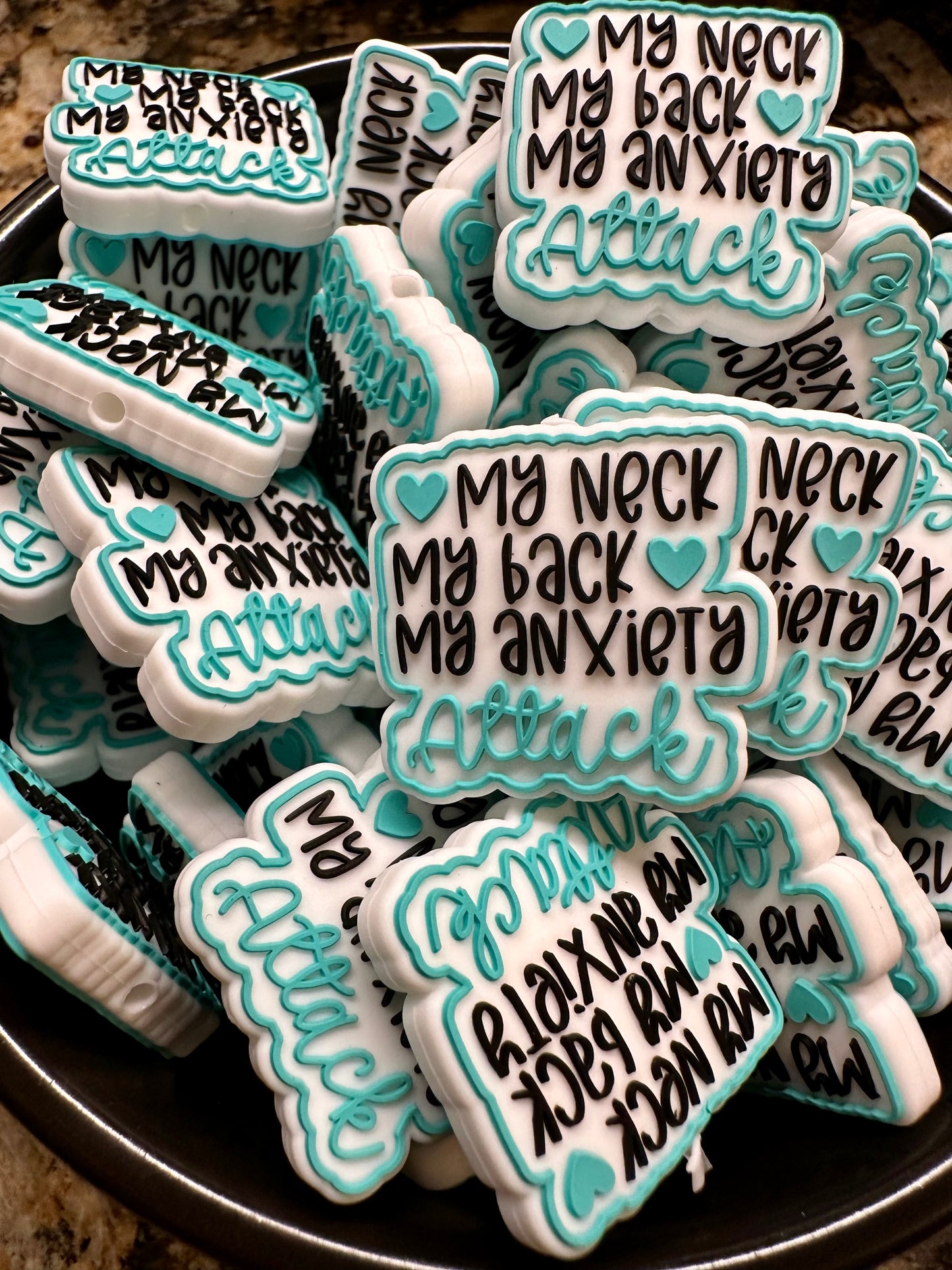 EXCLUSIVE Anxiety Attack Silicone Focal (TURQ)