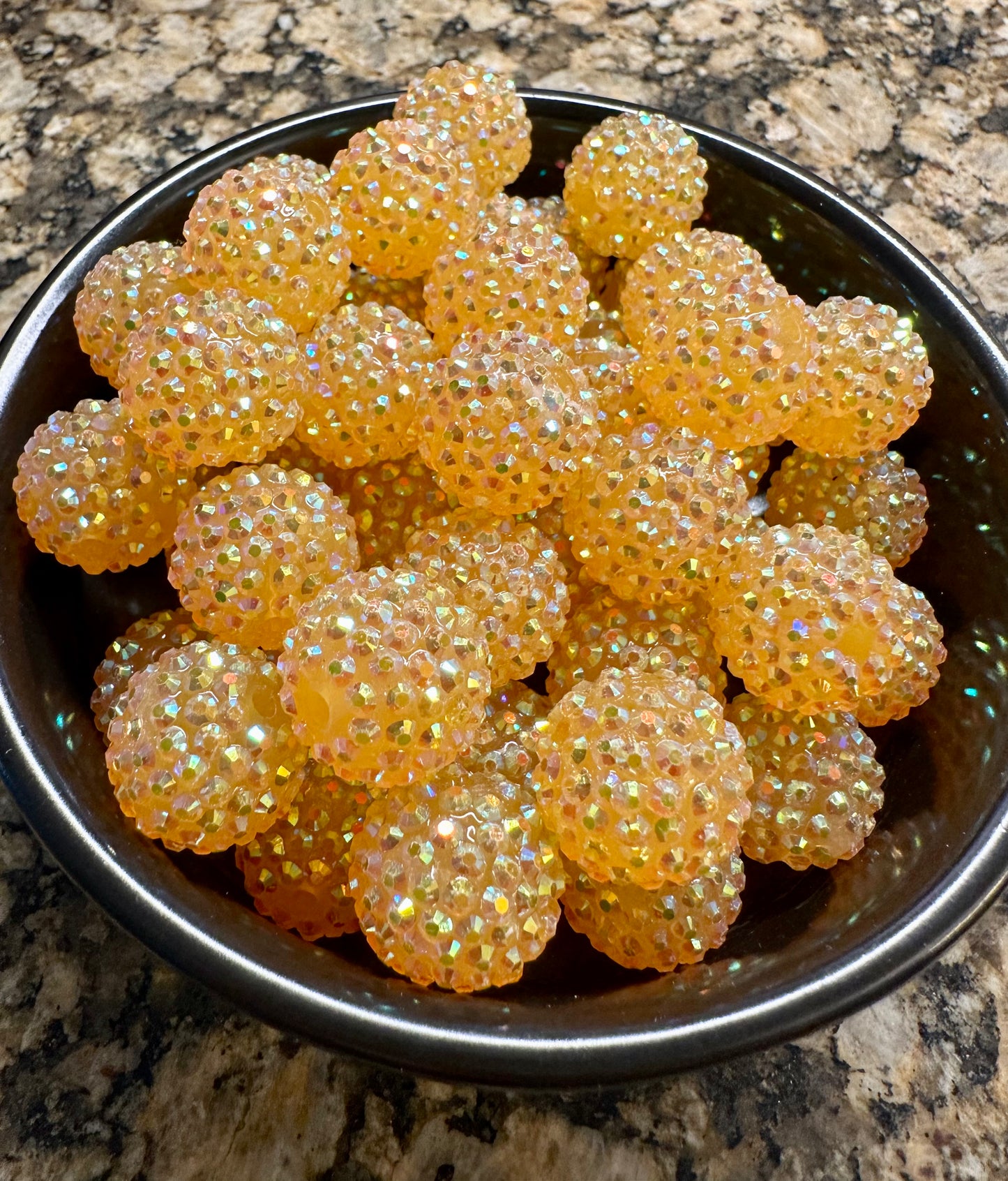 Sunflower Yellow 20mm Rhinestone