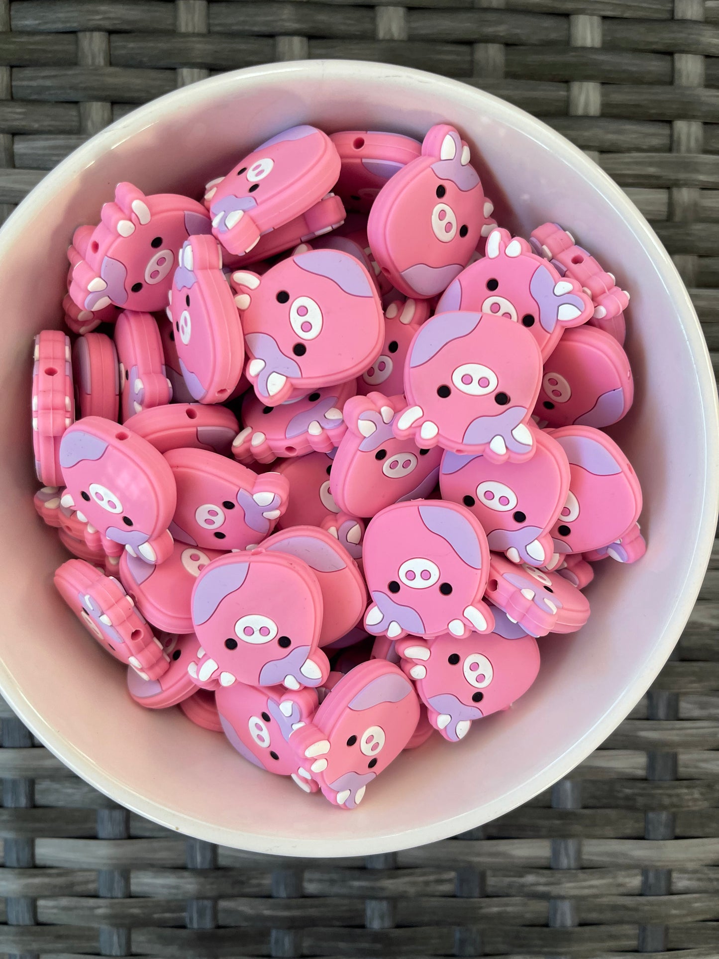 Squish Patty Cow Silicone Focal