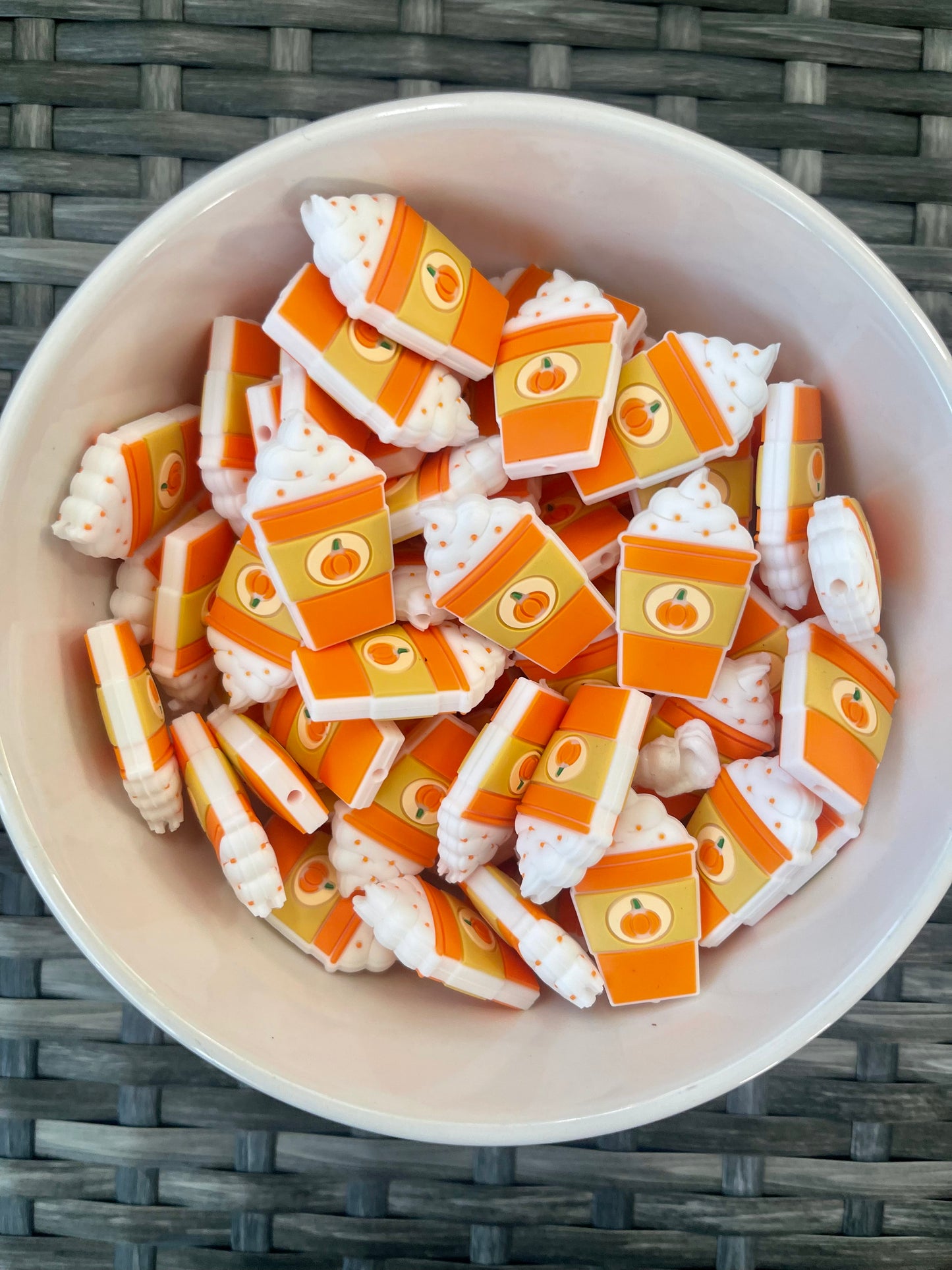 Pumpkin Spice Silicone Focal