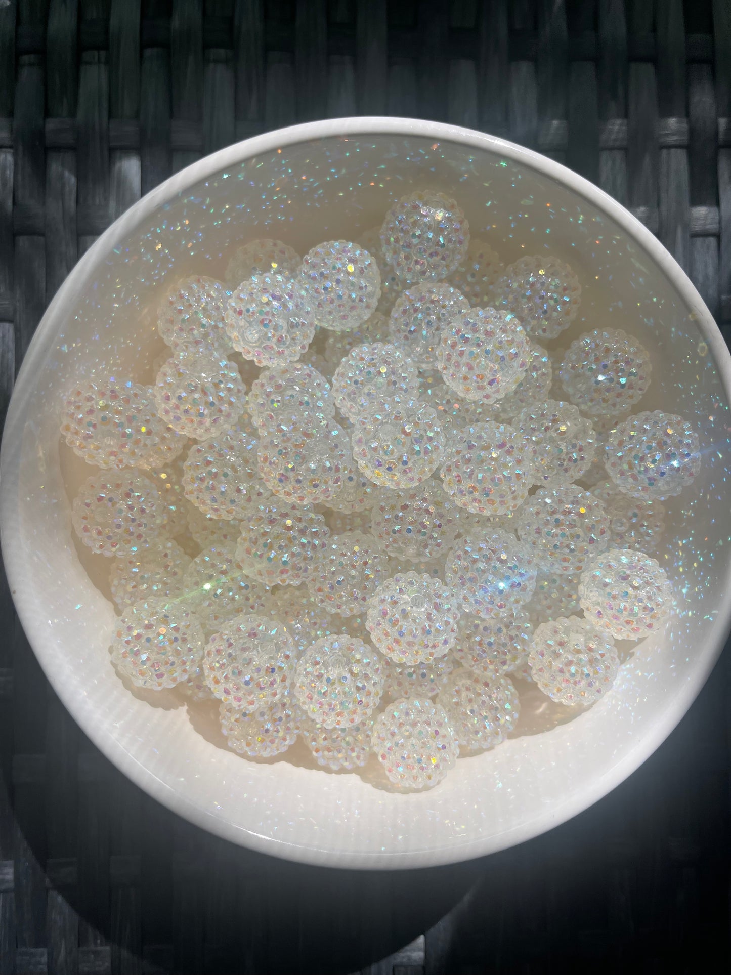 Clear/shimmer 20mm Rhinestone