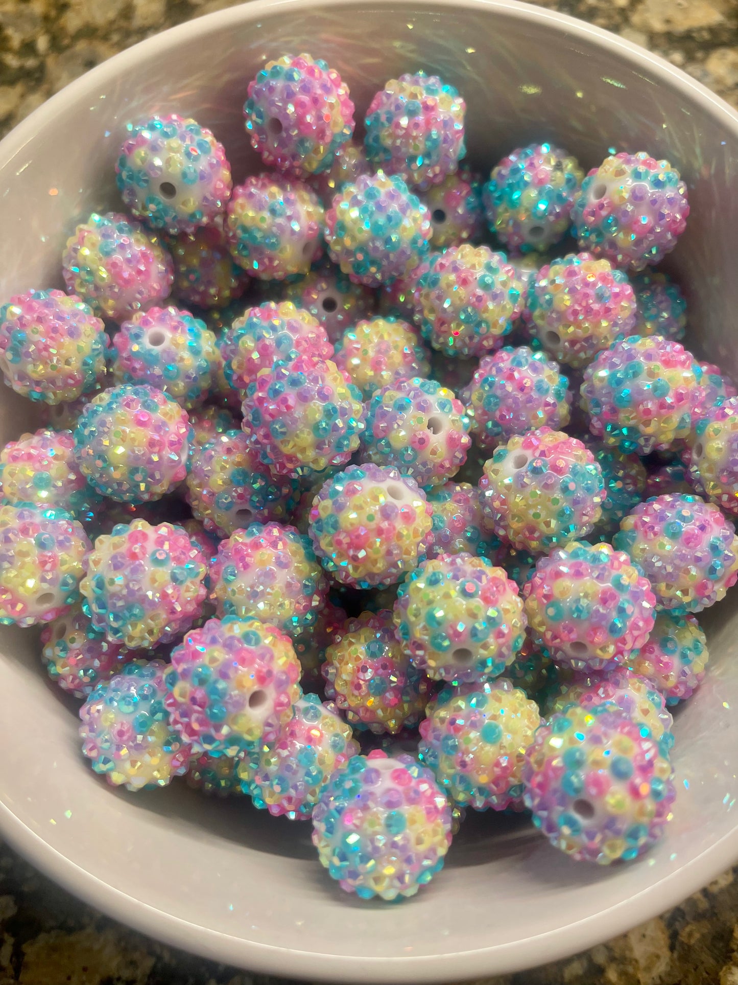 Cotton Candy 20mm Rhinestone