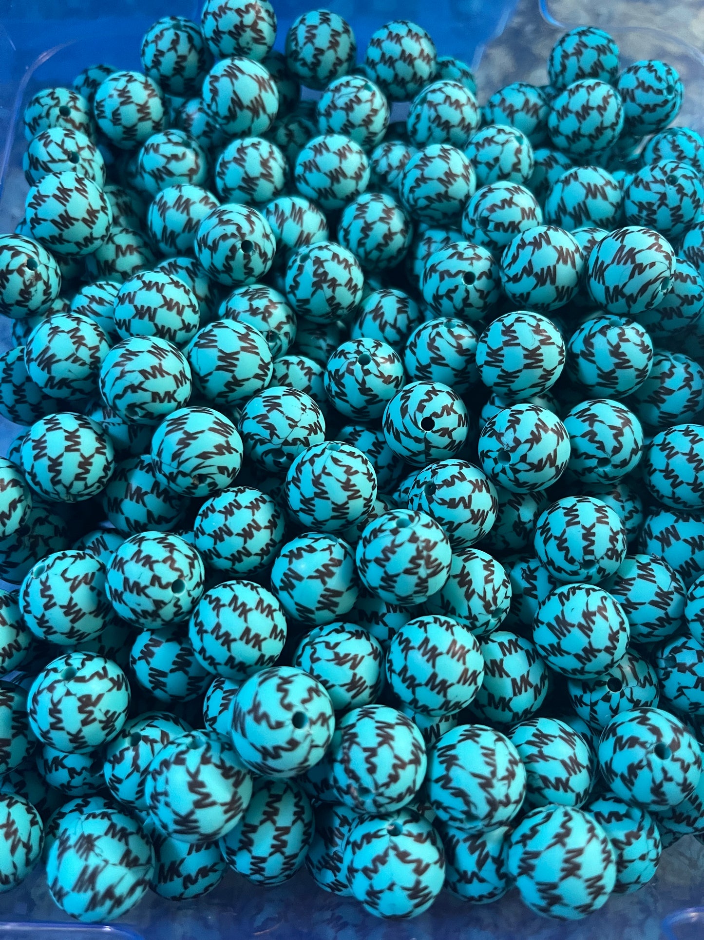 TURQUOISE MmmKay Print Silicone (15mm)