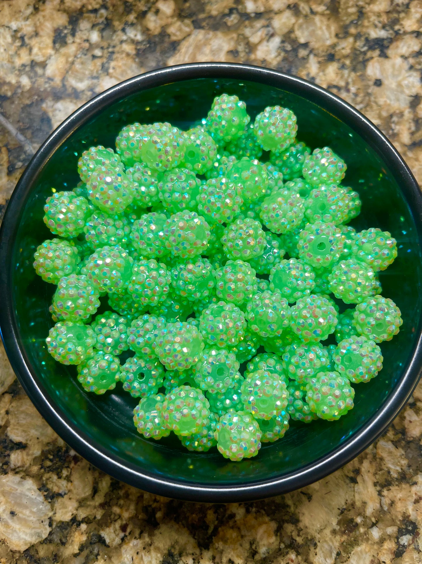 Rhinestone (14mm) LIME