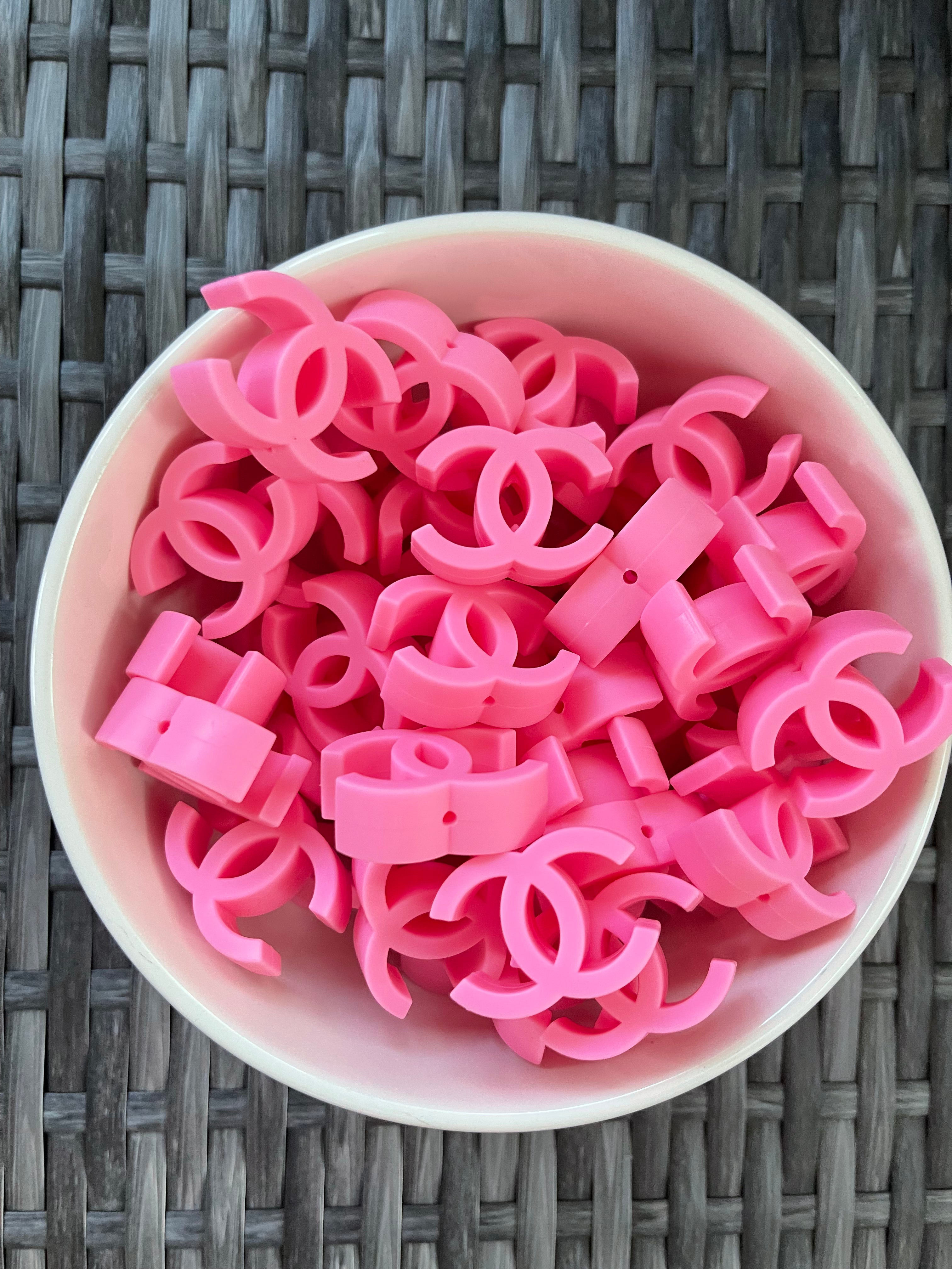 Silicone Focal LoVe (PINK) – A Friend In Bead (is a friend indeed)