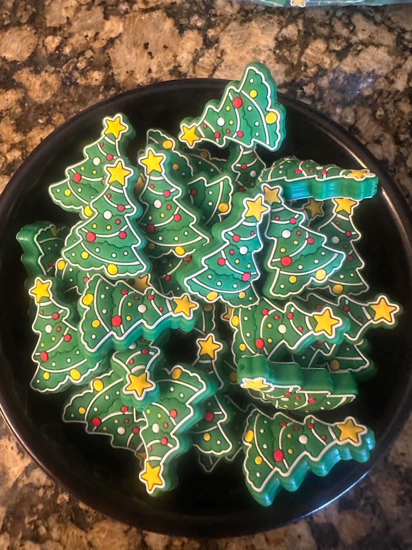 Christmas Tree Silicone Focal