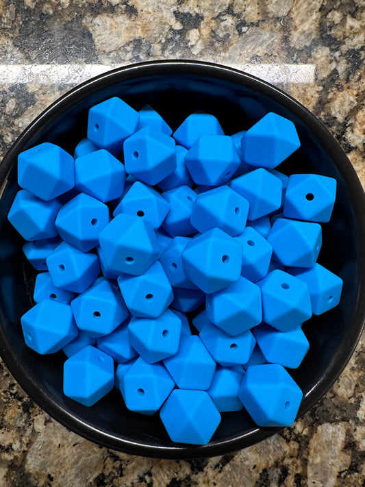 14mm COBALT Silicone Hexagon