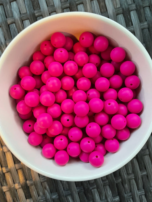 RASPBERRY Silicone Round (15mm)