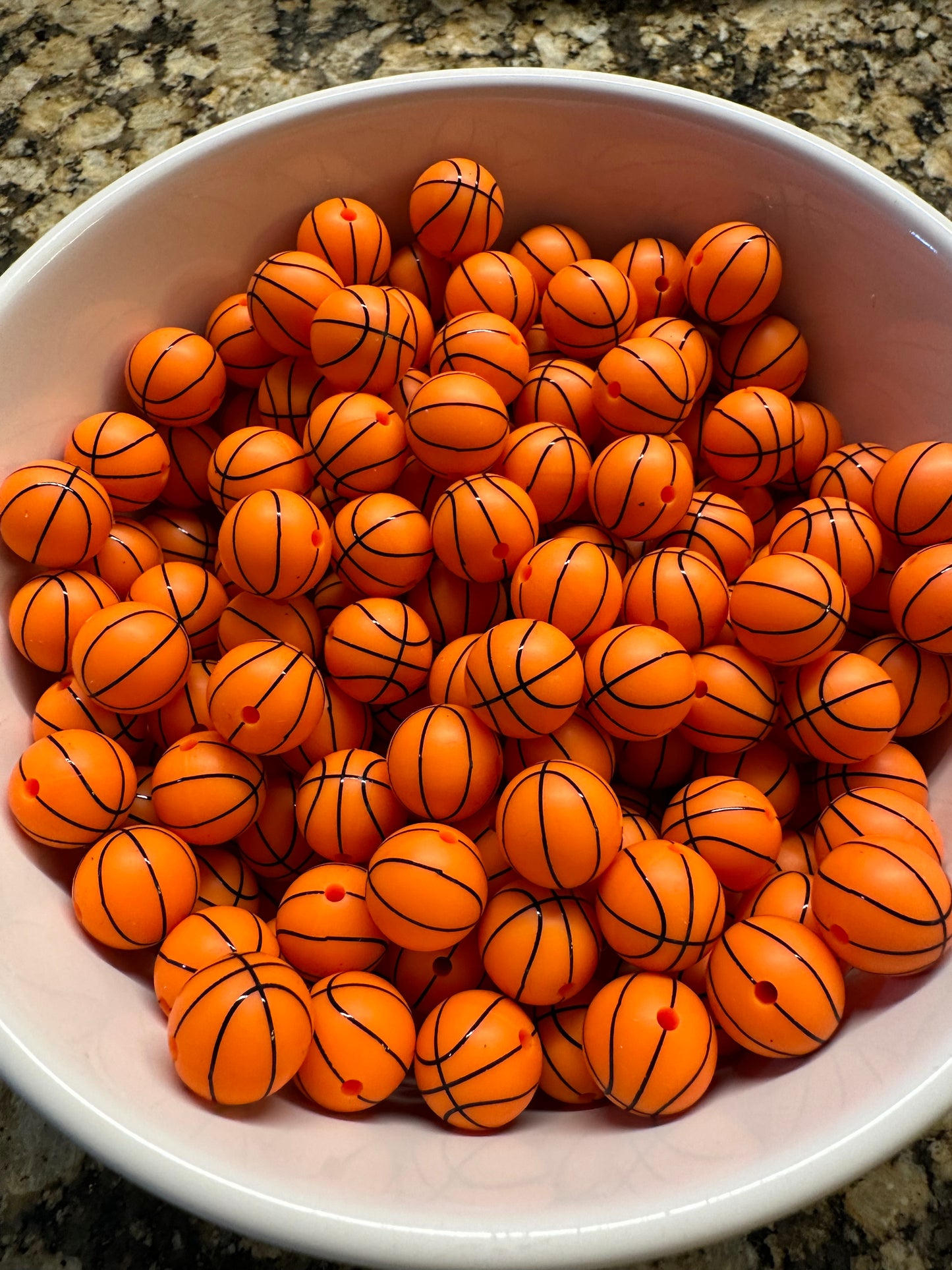 Basketball Print Silicone (15mm)