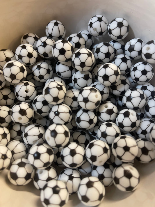 Soccer Printed Silicone (15mm)