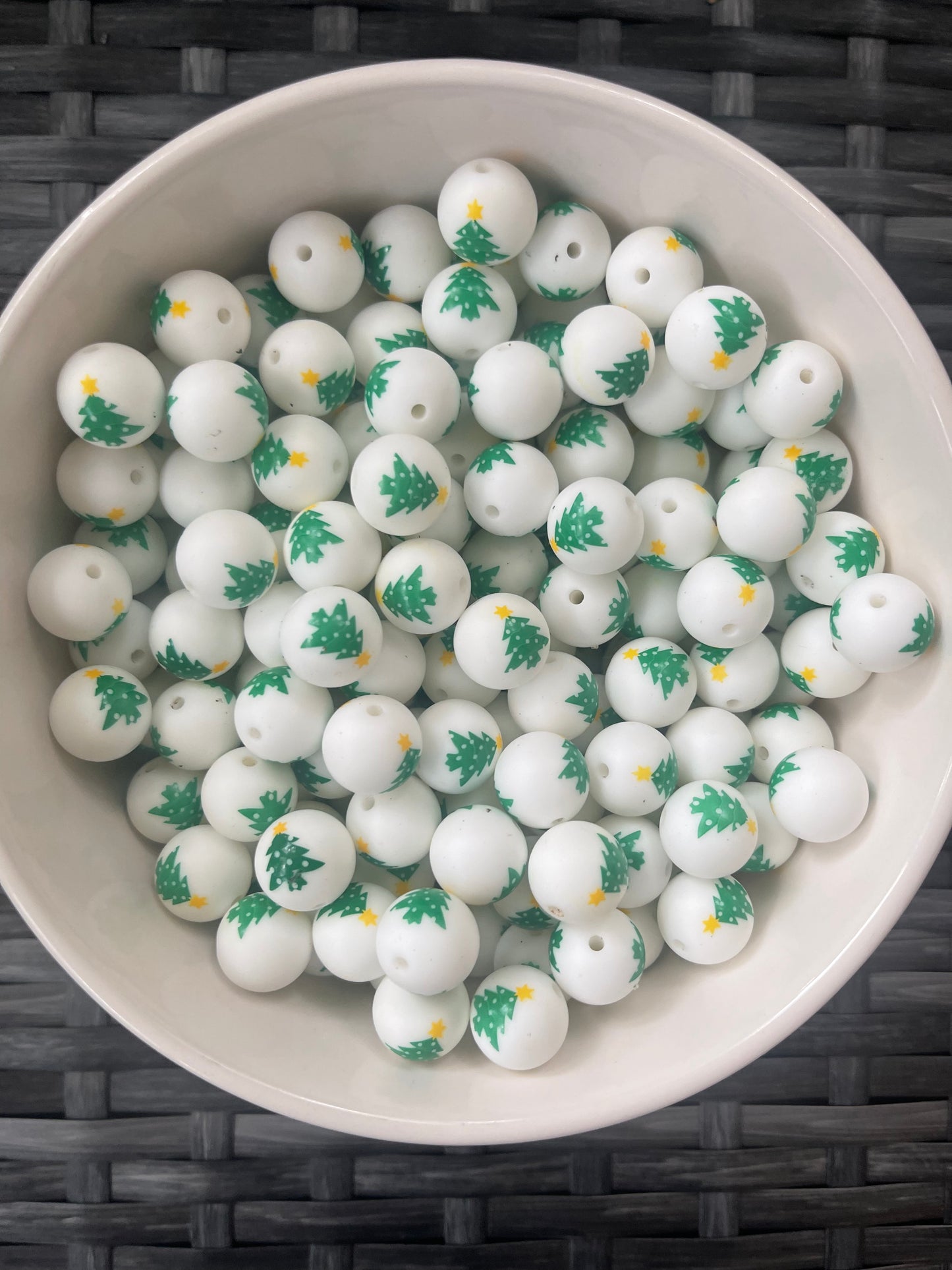 Christmas tree Print Silicone (15mm)
