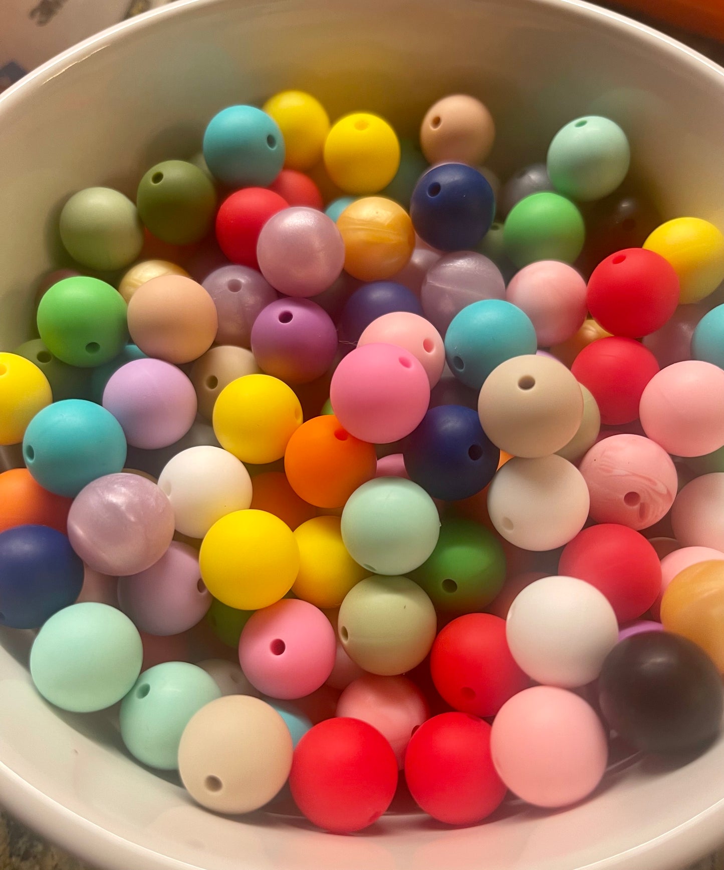 20-15mm Silicone Round Mix Lot